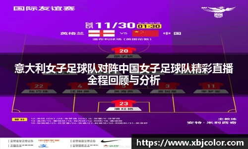 意大利女子足球队对阵中国女子足球队精彩直播全程回顾与分析